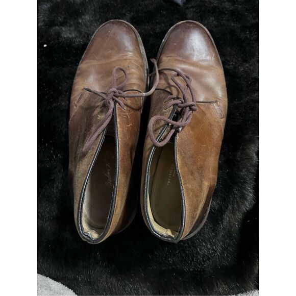 Frye Chukka Sam Boot 12 Cognac 9.5 9.5 D leather boots - Picture 4 of 5